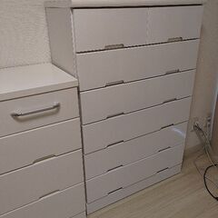 白い収納タンス　その2