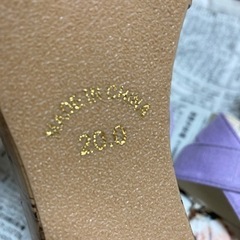 美品女の子サンダル20cmの画像