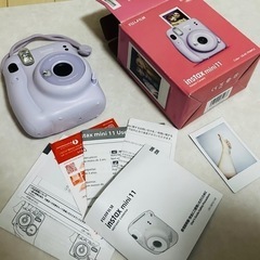 チェキ instax mini 11 ライラックパープル チェキ...