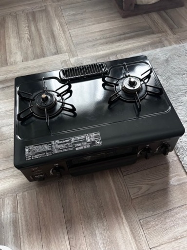 【商談決まりました】パロマ　水無しグリル付きテーブルコンロ(LPガス専用)