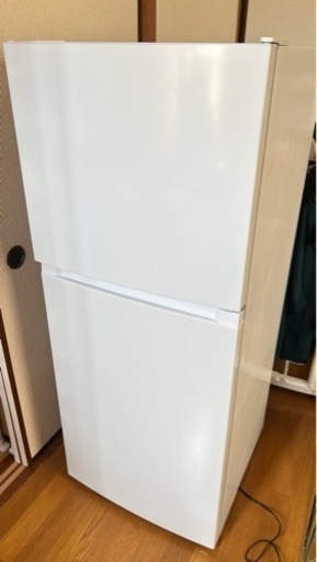 【送料込】Haier製 冷凍冷蔵庫 181L OBBR-181A ☆2024/3購入☆冷蔵庫 ホワイト OBBR-181A（W）［2ドア／右開きタイプ