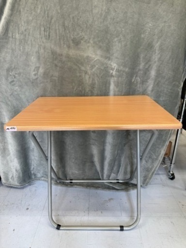 【値下げしました】折りたたみ デスク 幅70×奥行50×高さ70.5cm コンパクト スリム収納 傷がつきにくい 完成品 ナチュラル No2893