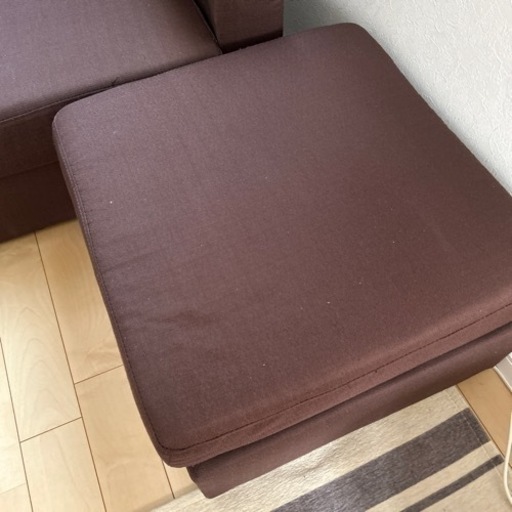 ソファー三人掛け＋オットマン付き