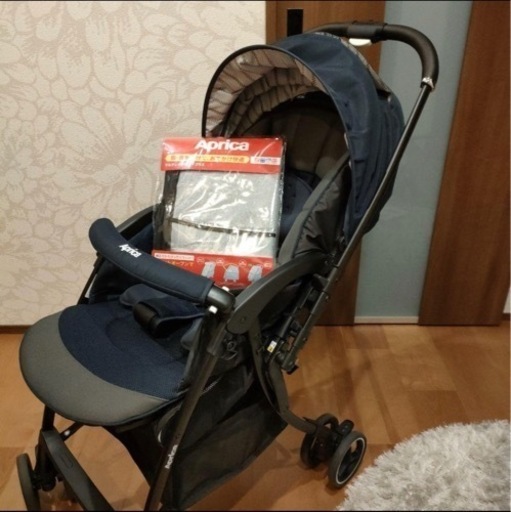 アップリカベビーカー　ラクーナクッション　マルチレインカバープラス