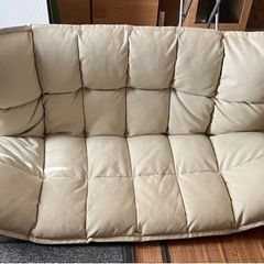 フロアソファ　合皮　リクライニングの画像