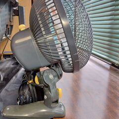 小型扇風機 クリップファン コイズミ KLF-1860/Hの画像