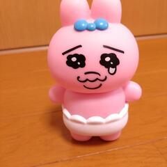 おぱんちゅうさぎ　ソフビフィギュア　泣き顔