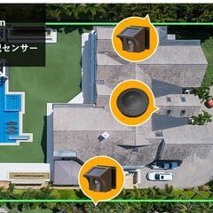 eMACROS ソーラー ワイヤレス 防犯センサー。の画像