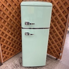 【愛品館江戸川店】保証充実 オーヤマ 2023年製 114L 2ドア冷凍冷蔵庫 PRR-122D-LG