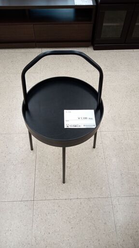 ★ジモティ割あり★ IKEA テーブル 黒 H78×D40×W40 クリーニング済み TJ7517