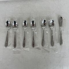 【ジモティ限定特価】  【marie claire】 マリ・クレール コーヒースプーン バターナイフ 新品 J0192Gの画像