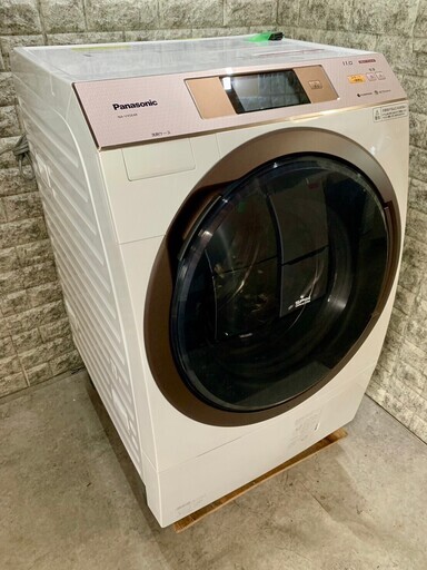 【美品】大阪送料無料★3か月保障付き★洗濯機★2017年★パナソニック★11kg★NA-VX5E4R★S-135