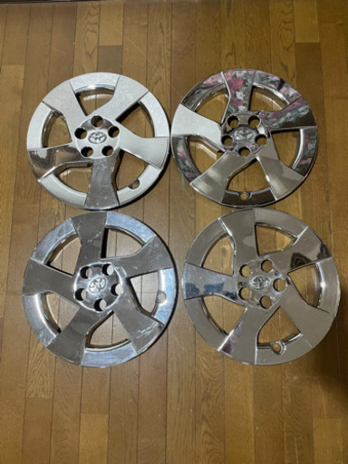 プリウス　30 前期　クロームキャップ　OEM usdm メッキキャップ　メッキカバー