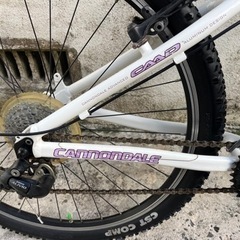 US🇺🇸８段ギア26インチマウンテンバイクCannondale F6自転車街乗り通勤車通学車🍉プロフ必読 の画像
