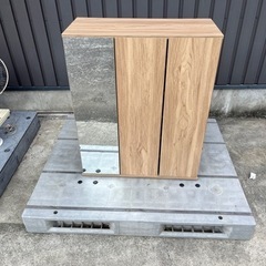 ★美品★鏡付き ミラー付き★靴箱 シューズボックス★収納家具 キ...