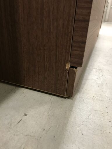 レンジボード ニトリ 茶 木目調 W(幅)120.0×D(奥行き)50.5×H(高さ)96.0cm ※クリーニング済み