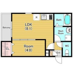 💜✨🏥レスキュー賃貸🏥✨新築『1LDK』枚方市渚元町✨敷金礼金無...