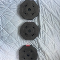 ダンベルの重り3kg×3個