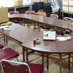 会議用テーブルとイスのセット　画像の物全部　早い人勝ち