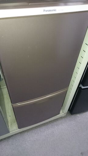 （2024.08.02 お買い上げありがとうございます。）パナソニック　2ドア冷蔵庫１３８L　２０１７年製　NR-B149W　ダークブラウン　48ｃｍ幅　霜取り付き　単身向け　　高く買取るゾウ八幡東店