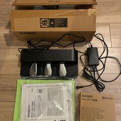 カシオ(CASIO) / 電子ピアノ Privia PX-S1100BK / ブラック88鍵盤 / スタンド、純正3本ペダル（SP-34）付き / 引取限定の画像