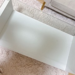 白　ローテーブル