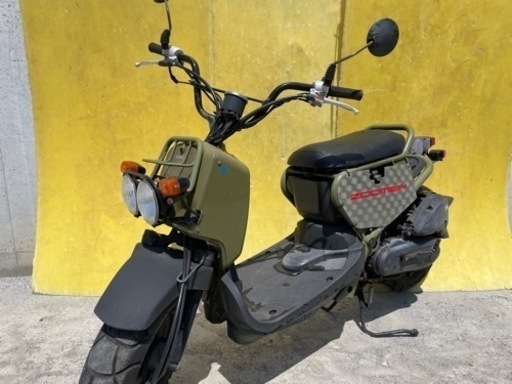 大人気⭐️セル始動❗️ズーマー HONDA⭐️前後タイヤバリ山❗️カーキカラー⭐️原付　スクーター　50cc