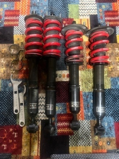 16系 アリスト RS-R フルタップ 車高調 ブラックアイ Blacki 車高短 着地 17系 クラウン マジェスタ ソアラ レクサスSC