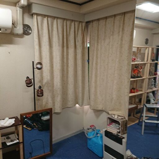 終了／ カーテン アルミ 遮光カーテン 日差し よけ 110✕160