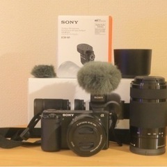 SONY ZV-E10 カメラ ＋ SONY ECM-M1 マイ...