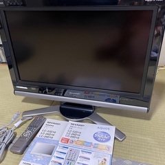 シャープ 液晶テレビ LC-26D10  本体正常（リモコンは故...