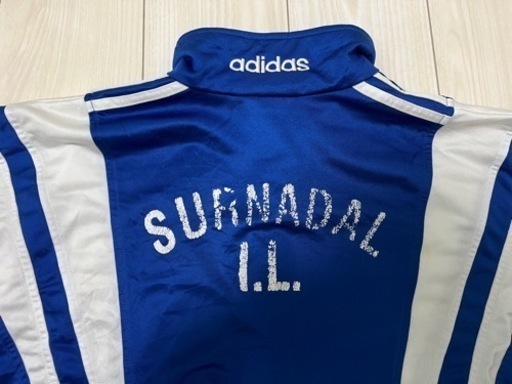 古着　adidas 青白ジャージ