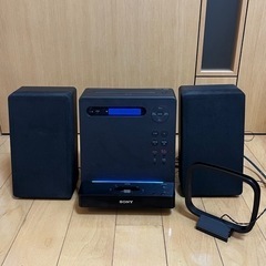 SONY ウォークマン ドック コンポ V3 ブラック CMT-...
