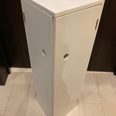 コーナートイレ収納ラック ＜１６×１６ｃｍ＞ トイレ収納 サニタリーコーナーラック 隙間収納 人気 シンプル おしゃれ スリム 隠す 省スペース お手洗い 整理棚    の画像