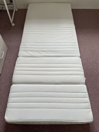値下げ　シングルベッド　マットレス付き　伸長式