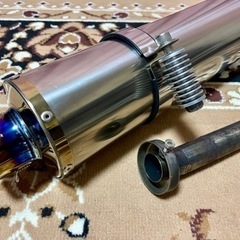 【中古】 TMAX530 T-MAX530用 プロドラッグ製 チタン サイレンサー ロイアルレジェンド の画像