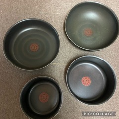 ※譲渡先、決定！使用品　T-fal ティファール4点セット