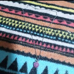 ≒m→→→j31-2--ピンクストーンアップルペンダントネックレスの画像