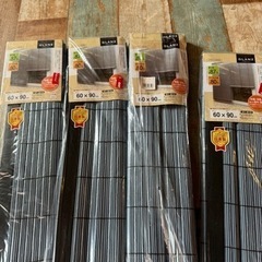 新品すだれ 60×90cm グランツGRANZ簾 ブルー4つセット