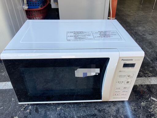 ☆中古￥6,000！Panasonic　電子レンジ　家電　2019年製　NE-E22A2-W型　【BG150】