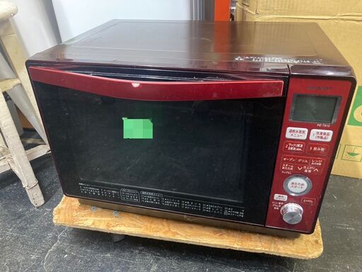 ☆中古￥4,800！SHARP　電子レンジ　家電　2017年製　RE-T810-R型　【BG151】