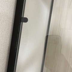 ガラス天板　IKEA デスクの画像