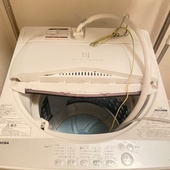 TOSHIBA AW 5G6  2017年製　全自動洗濯機