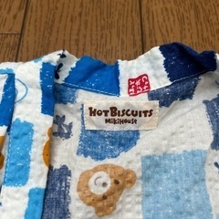 HOT BISCUITS ベビー 甚平 ロンパース(60~70cm)☆の画像