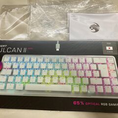 【値下げ】【新品同様】ROCCAT Vulcan II Mini ホワイト JP 日本語配列 ゲーミング キーボードの画像