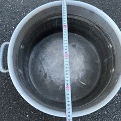 　　無料 中古の大鍋　ラーメン屋