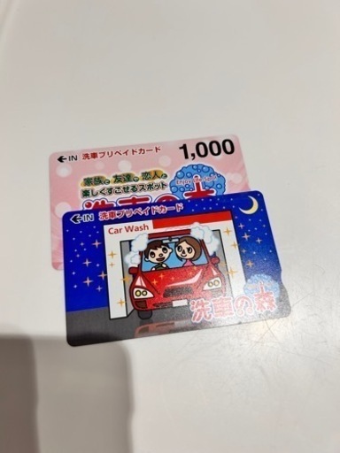 洗車の森　プリカ　4400円分