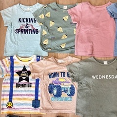 90cm Tシャツ10枚・ボトムス5本まとめ売りの画像