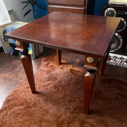 アンティーク サイドテーブル 花台 木製