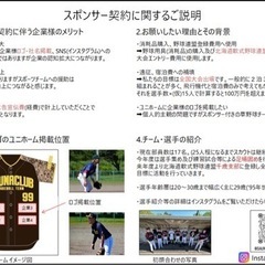 草野球チーム"Sauna Club"スポンサー様の募集 - 札幌市